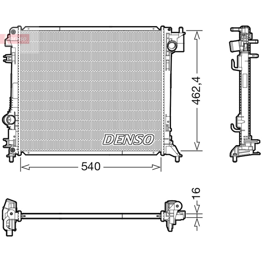 DRM46062 - Kylare, motorkylning 