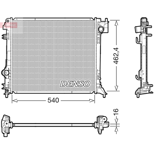 DRM46063 - Kylare, motorkylning 