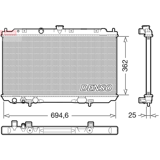 DRM46073 - Radiator, engine cooling 