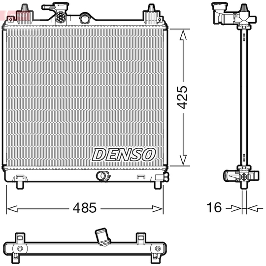 DRM47042 - Radiator, engine cooling 