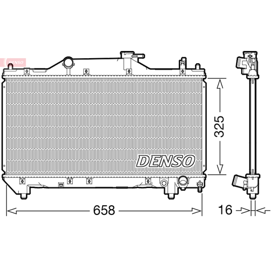 DRM50131 - Radiator, engine cooling 