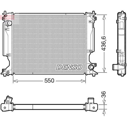 DRM51014 - Kylare, motorkylning 