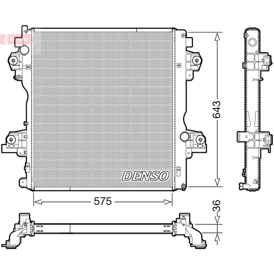 DRM50140 - Radiator, engine cooling 