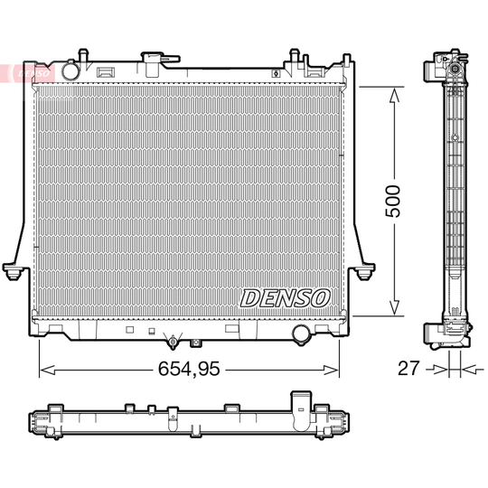 DRM99014 - Radiator, engine cooling 