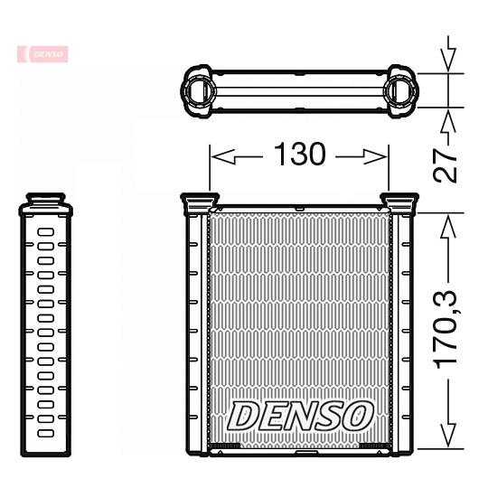 DRR46001 - Heat Exchanger, interior heating 