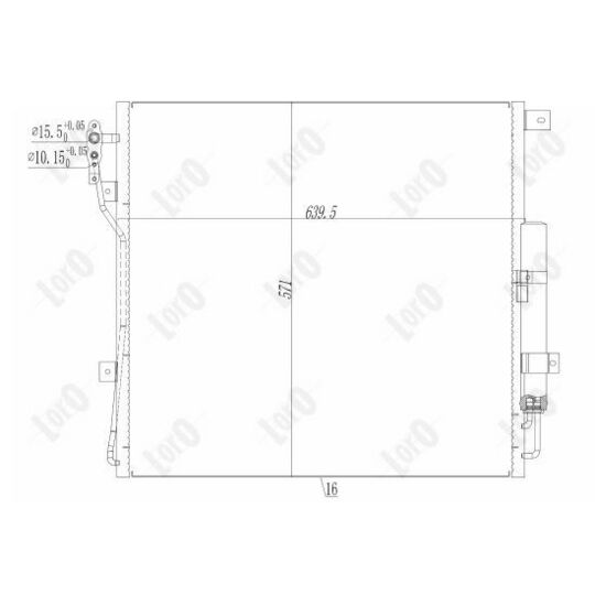 027-016-0009 - Condenser, air conditioning 