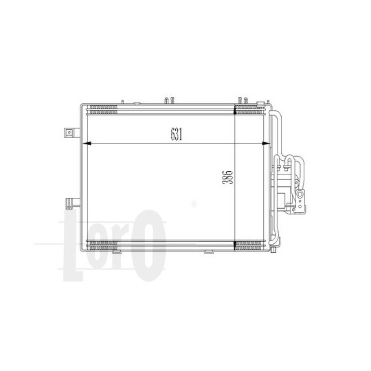 037-016-0010-A - Condenser, air conditioning 