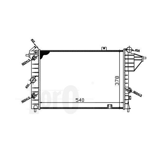 037-017-0004 - Radiator, engine cooling 