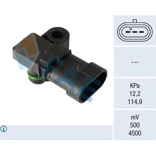 15143 - Sensor, intake manifold pressure 
