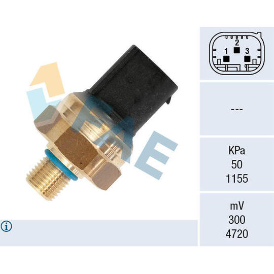 15614 - Sensor, fuel pressure 