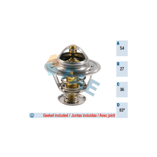 5304983 - Thermostat, coolant 