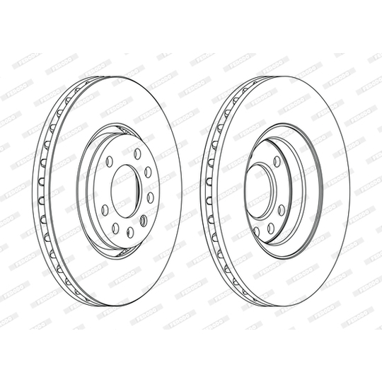 DDF1215C - Brake Disc 