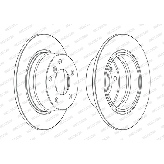 DDF1284C - Brake Disc 