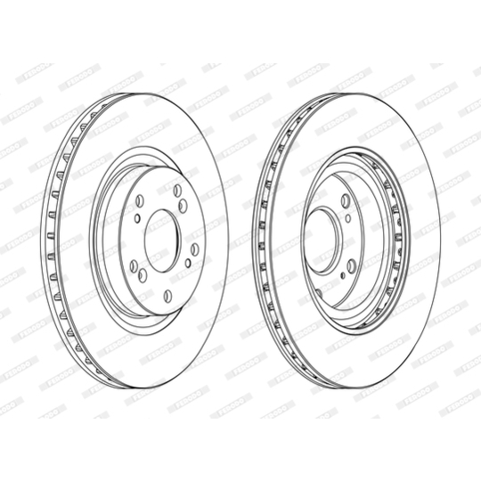 DDF1596C - Brake Disc 