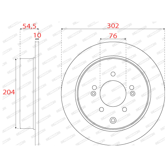 DDF2772C - Brake Disc 