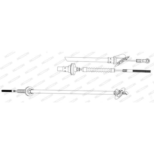 FCC421091 - Clutch Cable 