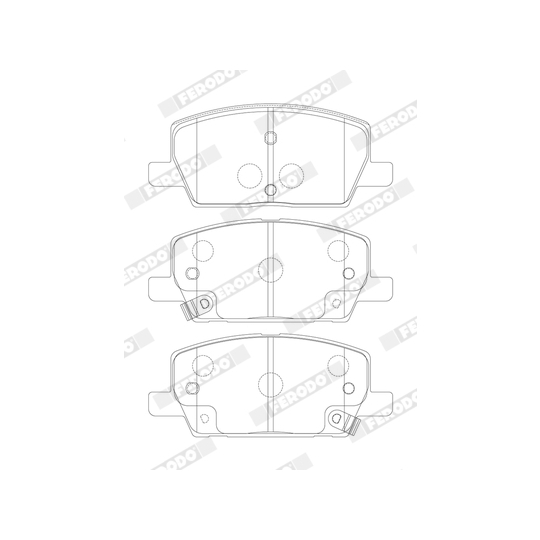 FDB4914 - Brake Pad Set, disc brake 