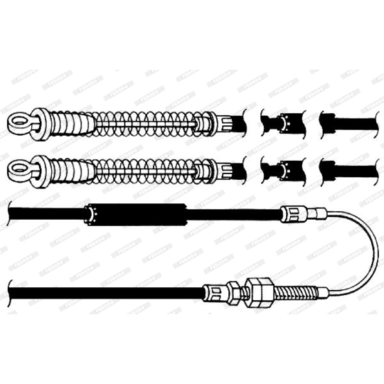 FHB432019 - Cable, parking brake 