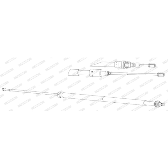 FHB432963 - Cable, parking brake 