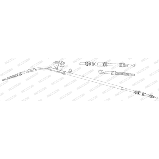 FHB432942 - Cable, parking brake 