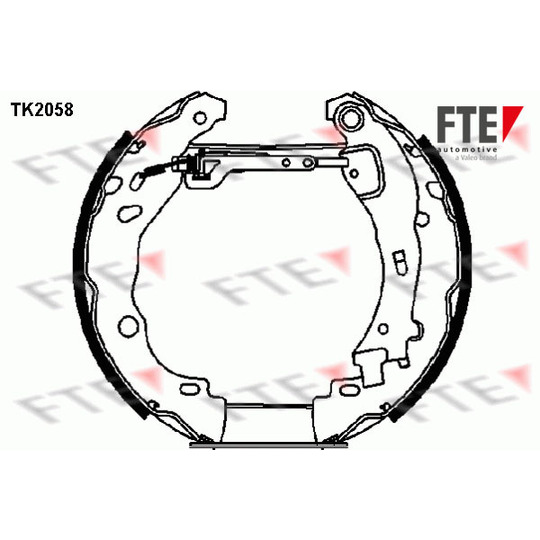 TK2058 - Bromsbackar, sats 