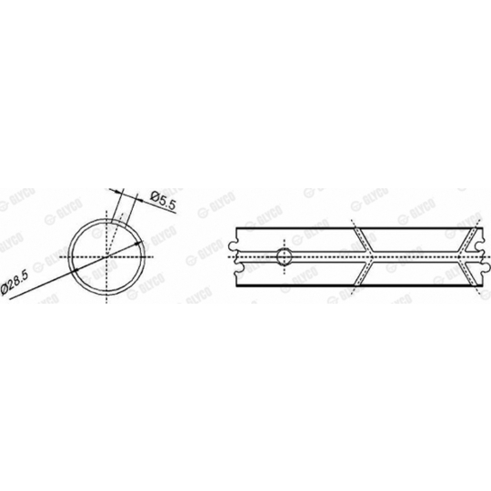 55-3625 SEMI - Small End Bushes, connecting rod 