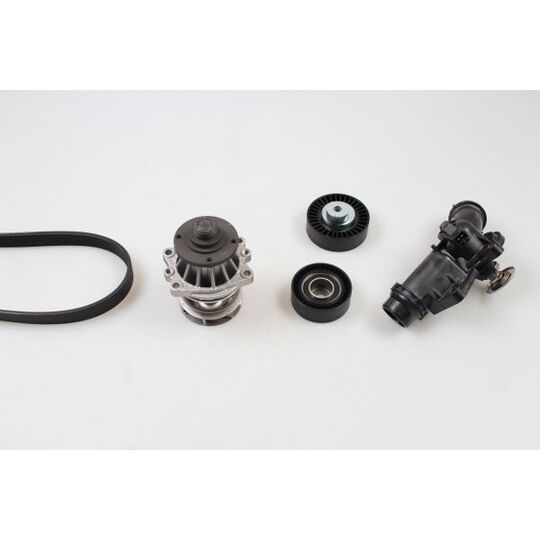 PK04720TH - Water Pump + V-Ribbed Belt Set 