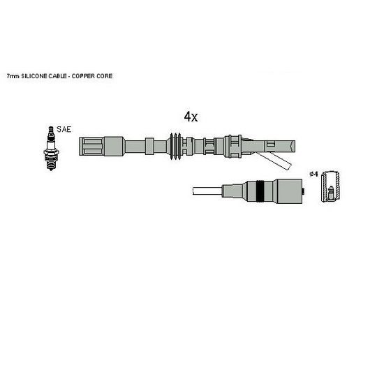 134134 - Ignition Cable Kit 