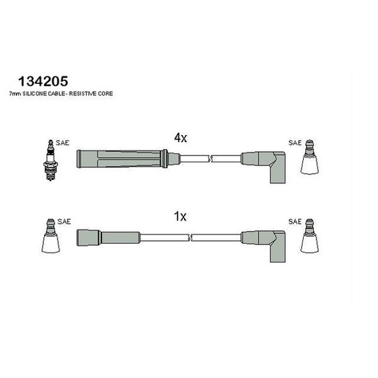 134205 - Ignition Cable Kit 