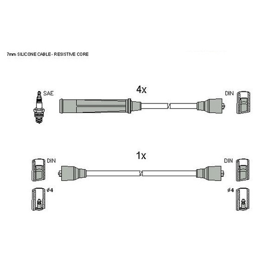 134218 - Ignition Cable Kit 