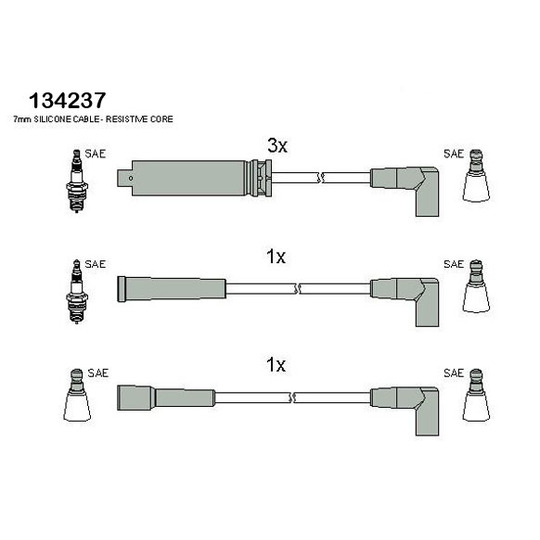 134237 - Ignition Cable Kit 