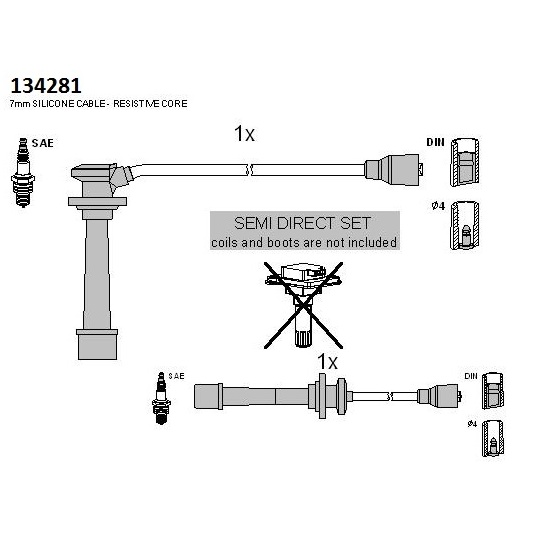 134281 - Ignition Cable Kit 