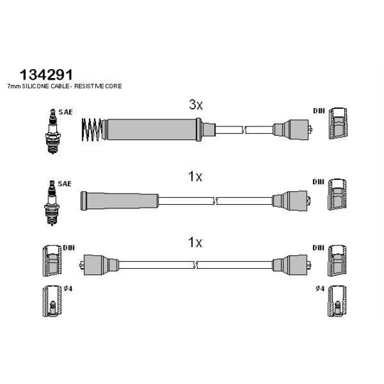 134291 - Ignition Cable Kit 