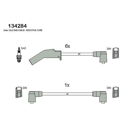 134284 - Ignition Cable Kit 