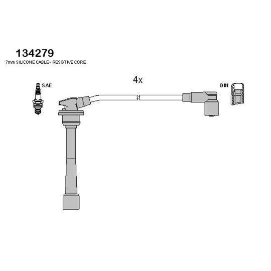 134279 - Ignition Cable Kit 