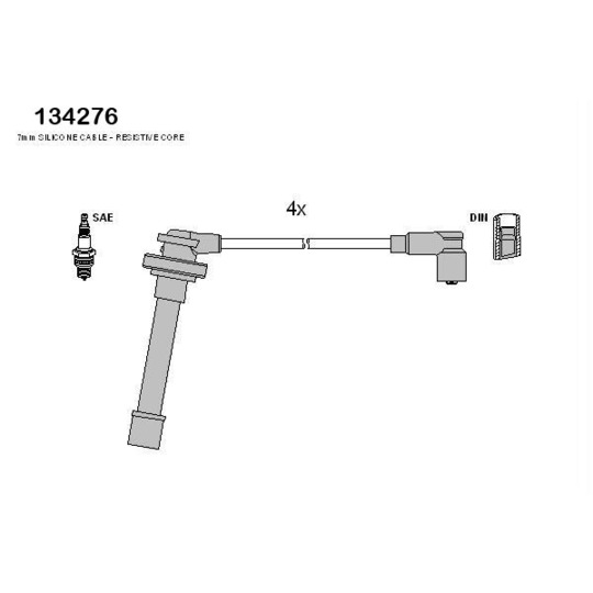 134276 - Ignition Cable Kit 