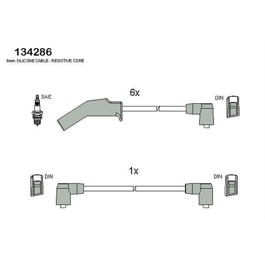 134286 - Ignition Cable Kit 