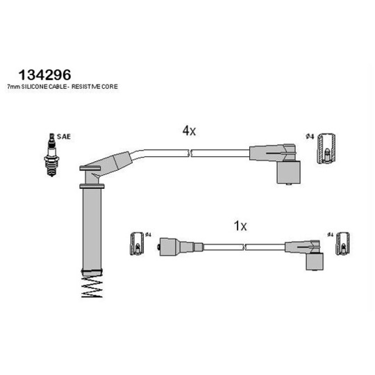 134296 - Ignition Cable Kit 
