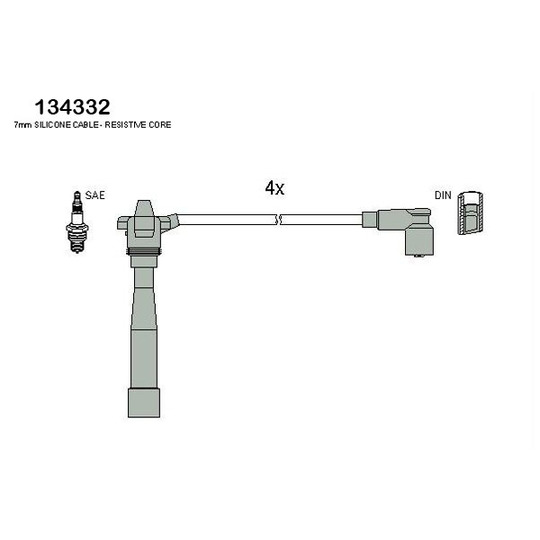 134332 - Ignition Cable Kit 