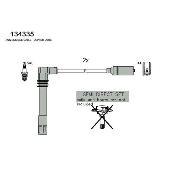 134335 - Ignition Cable Kit 