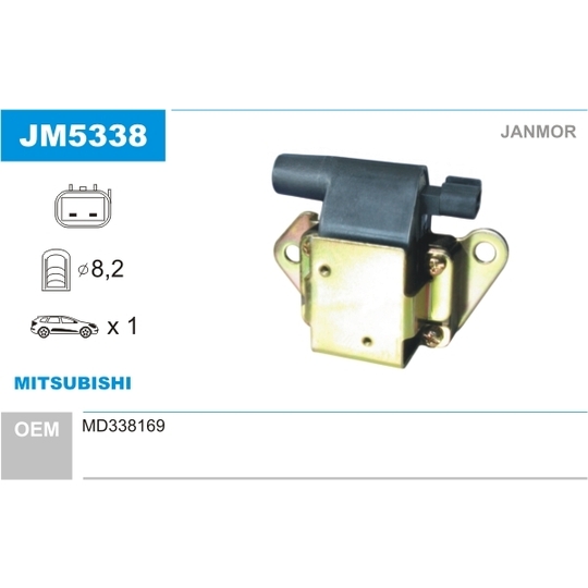 JM5338 - Ignition coil 