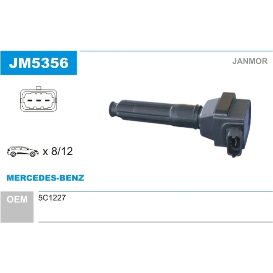 JM5356 - Ignition coil 