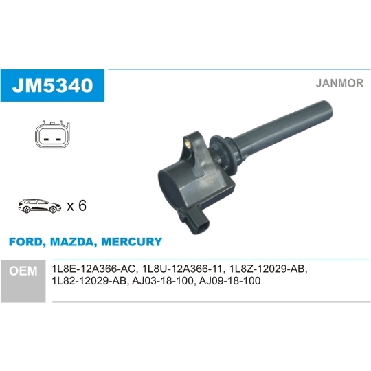 JM5340 - Ignition coil 