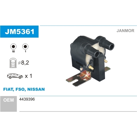 JM5361 - Ignition coil 