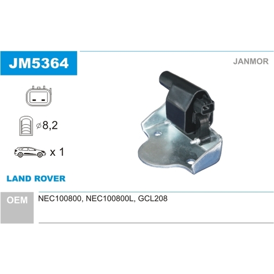 JM5364 - Ignition coil 