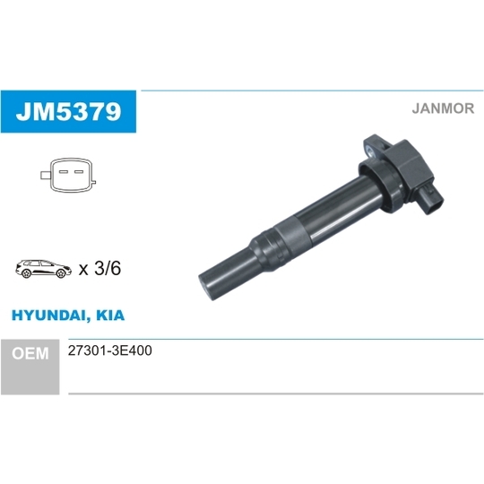 JM5379 - Ignition coil 