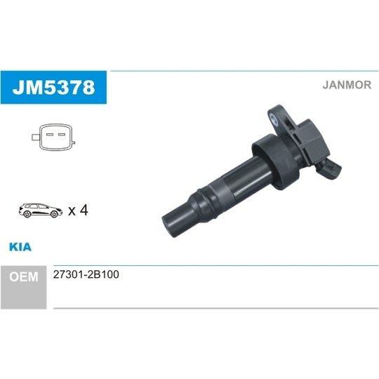 JM5378 - Ignition coil 