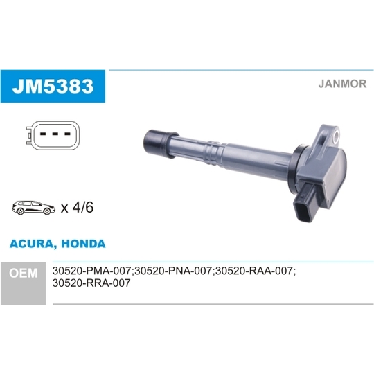 JM5383 - Ignition coil 