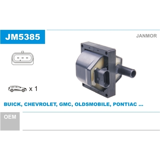 JM5385 - Ignition coil 