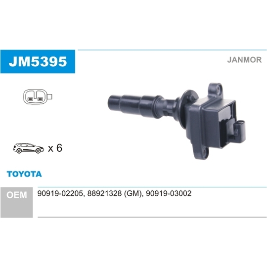 JM5395 - Ignition coil 